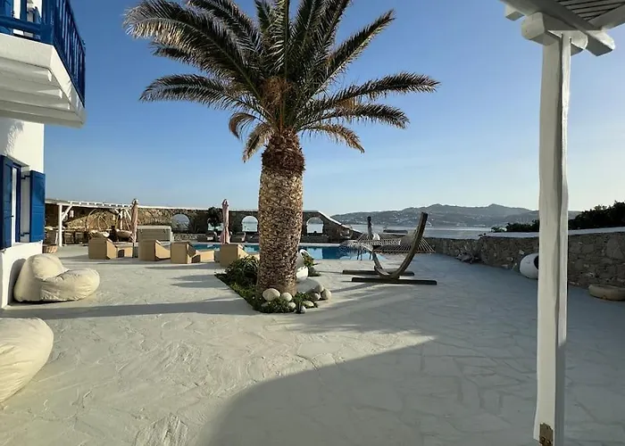 Stay Waterfront - Stunning 6 Bedroom Villa Annita With Pool Mykonos Town